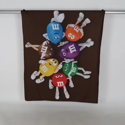 Blanket (Brown, Multicolored) from M&M's Polyester