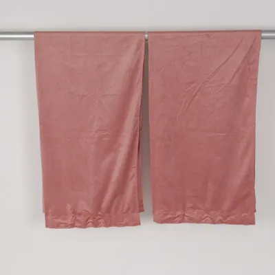Rideau passe tringle (Rose) de Rusta Home Polyester