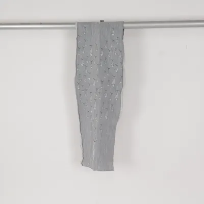Chemin de table (Gris) de Lapuan Kankurit Coton, Lin