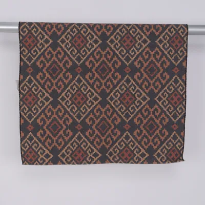 Geweven tapijt (Zwart, Meerkleurig) van Moon Katoen, Polyester, Viscose