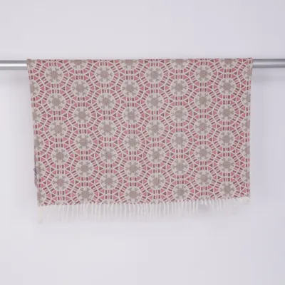 Pläd (Röd, Beige, Flerfärgad) från Hemtex