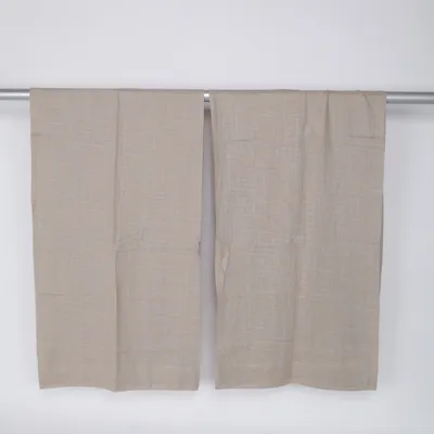 Pleat curtain (Brown) from IKEA Cotton, Linen
