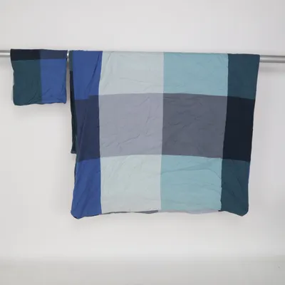 Bed set (Blue, Gray, Multicolored) from IKEA Cotton