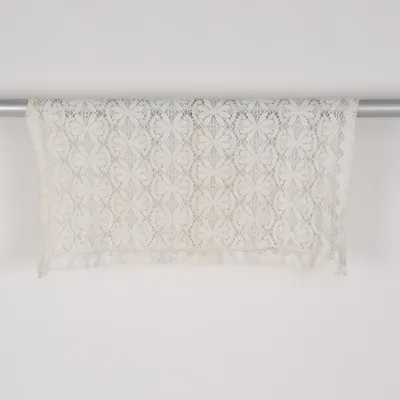 Tissu en dentelle (Blanc)