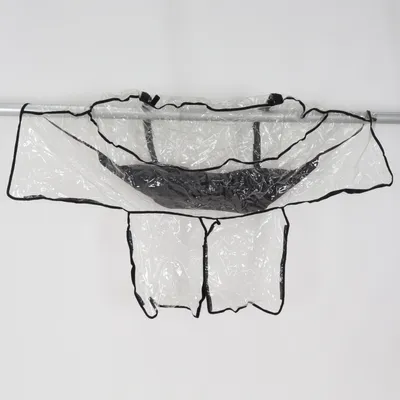 Regnslag til klapvogn (Sort, Transparent) fra Mountain Buggy