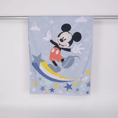 Bäddset (Blå, Flerfärgad) från Mickey Mouse Bomull