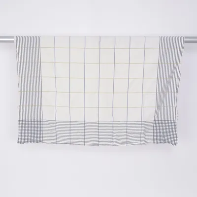 Tablecloth (White, Multicolored) from Hälsinge Linneväveri Cotton, Linen