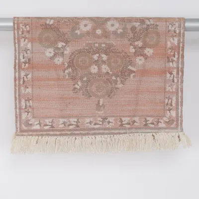Woven rug (Beige, Multicolored) from UO Home Cotton