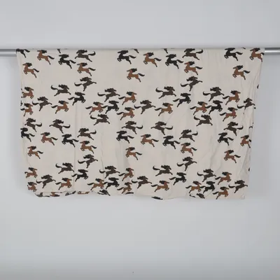 Dynebetræk (Beige, Brun, Hvid) fra Mini Rodini Økologisk bomuld