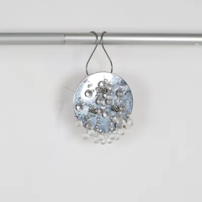 Kristallkrona (Silverfärgad, Transparent) från Vidaxl