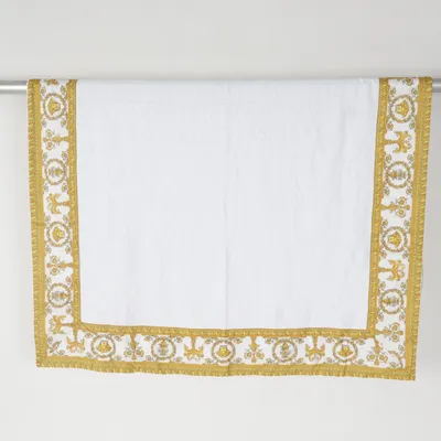 Badhanddoek (Wit, Goud) van Versace Home Katoen