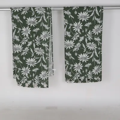 Ringgordijnen (Groen, Wit)