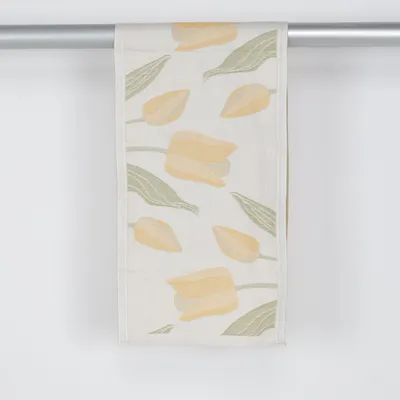 Löpare (Vit, Gul, Grön) från Ekelund Bomull