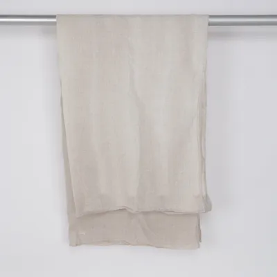 Gordijn aan roede (Beige) van Hemtex Linnen