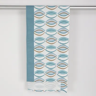 Gardinkappa (Blå, Brun, Vit)