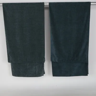 Mörkläggningsgardin (Blå, Vit) från Hemtex Polyester