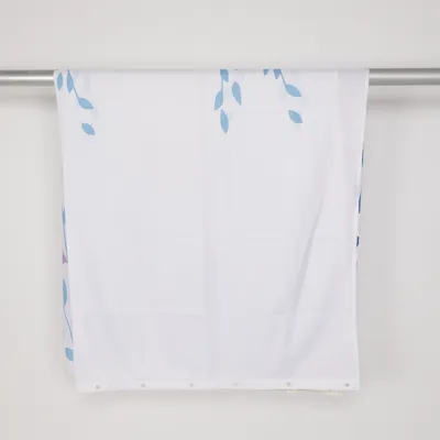Shower curtain (White, Multicolored) from Miomare Polyester