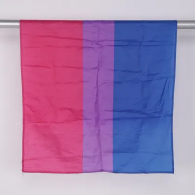 Vlag (Blauw, Lila, Roze)