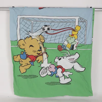 Duvet cover (Green, Blue, Multicolored) from Bamse Cotton
