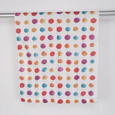Shower curtain (White, Multicolored) from IKEA Polyester
