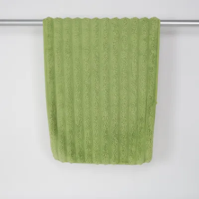 Hoogpolig vloerkleed (Groen)