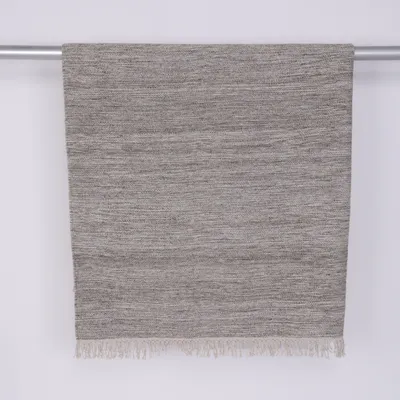 Fladvævet tæppe (Grå)