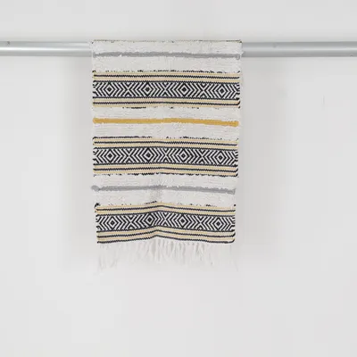 Tapis de salle de bain (Blanc, Noir, Jaune) de Dunnes Stores Coton
