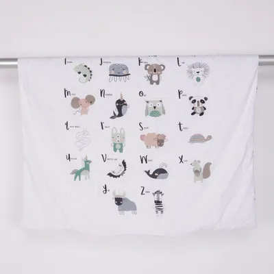 Påslakan (Vit, Flerfärgad) från Kronborg Bomull