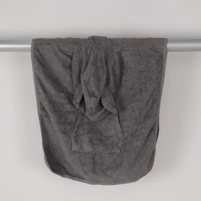 Peignoir (Gris) de Borganäs Coton, Polyester