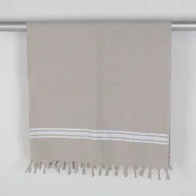 Badehåndklæde (Beige, Hvid) fra Rituals Bomuld