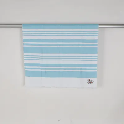 Beach towel (Blue, White) from Disney Mickey and Friends Cotton