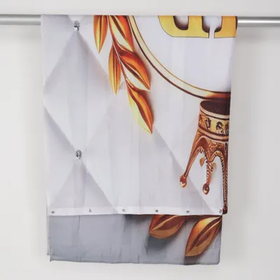 Duschdraperi (Grå) Polyester