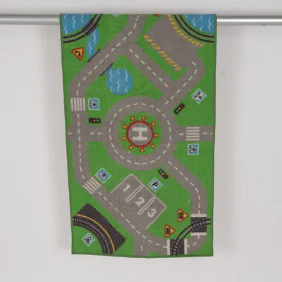 Tapis de jeu (Vert, Beige, Gris)