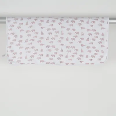 Couverture de bébé (Blanc, Marron) de Little Roomies Coton biologique