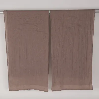 Veckbandslängd (Brun) från Jotex Bomull, Polyester