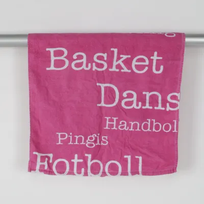 Badlakan (Rosa, Vit) från ICA Home Bomull