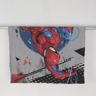 Bettwäsche (Grau, Mehrfarbig) von Marvel Spiderman Baumwolle