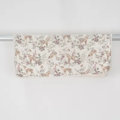 Baby blanket (White, Multicolored) from Newbie by KappAhl Cotton