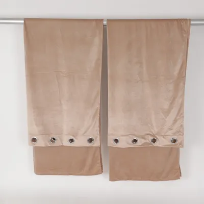 Öljettgardin (Beige) från Cellbes Polyester