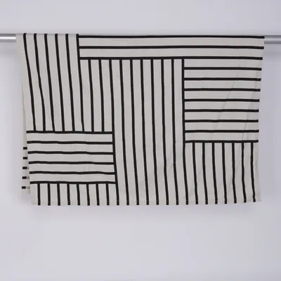 Tafelkleed (Beige, Zwart) van H&M Home Katoen