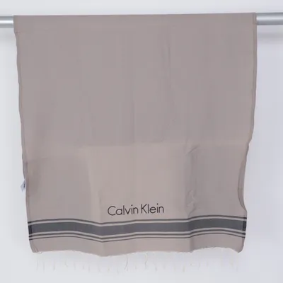 Strandmat (Grijs) van Calvin Klein Swimwear Katoen