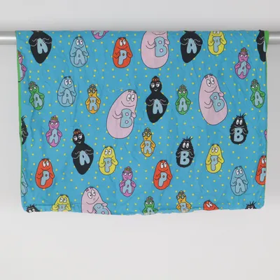 Duvet cover (Blue, Multicolored) from Barbapapa Cotton
