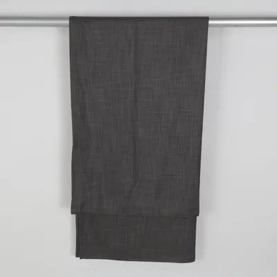 Rod pocket curtain (Gray) from Heather Polyester