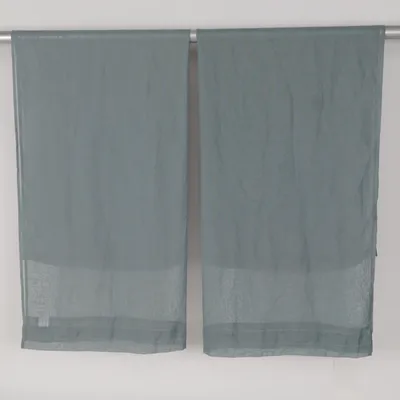 Gordijn aan roede (Groen) van Rusta Home Polyester