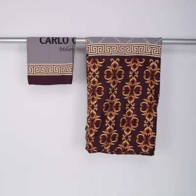 Bed set (Purple, Gray, Multicolored) from Carlo Colucci Cotton