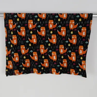 Filt (Svart, Orange, Flerfärgad) från Smukee Home Polyester