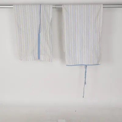 Gardinfag (Hvid, Blå, Grøn) fra Home Sweet Home Bomuld