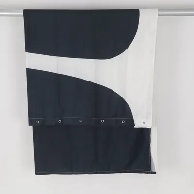 Duschdraperi (Vit, Svart) från H&M Polyester