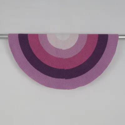 Woven rug (Purple, Pink, White) from Sebra Cotton