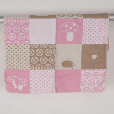 Babytæppe (Pink, Beige, Flerfarvet) fra David Fussenegger Bomuld, Viscose